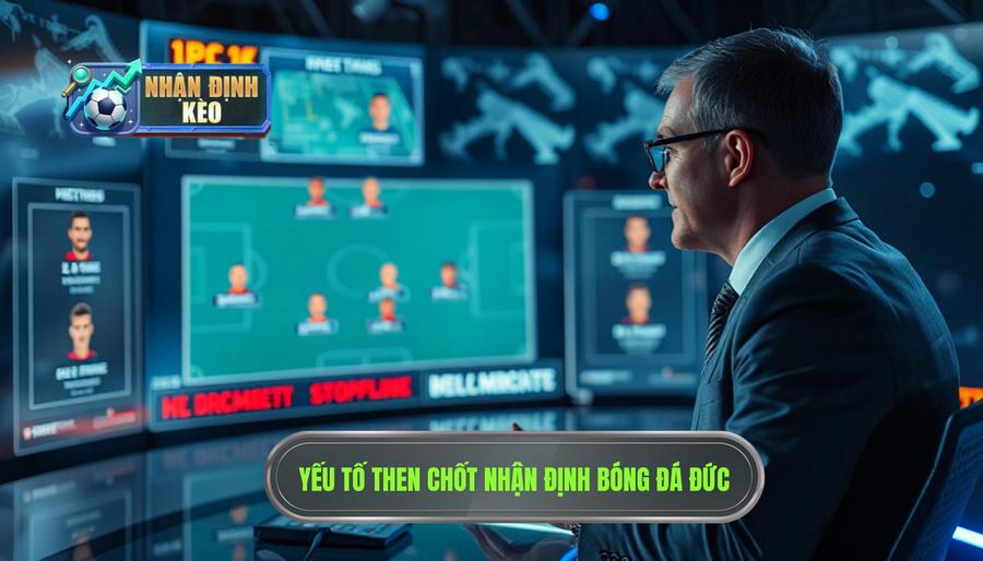 Các yếu tố then chốt khi nhận định bóng đá Đức
