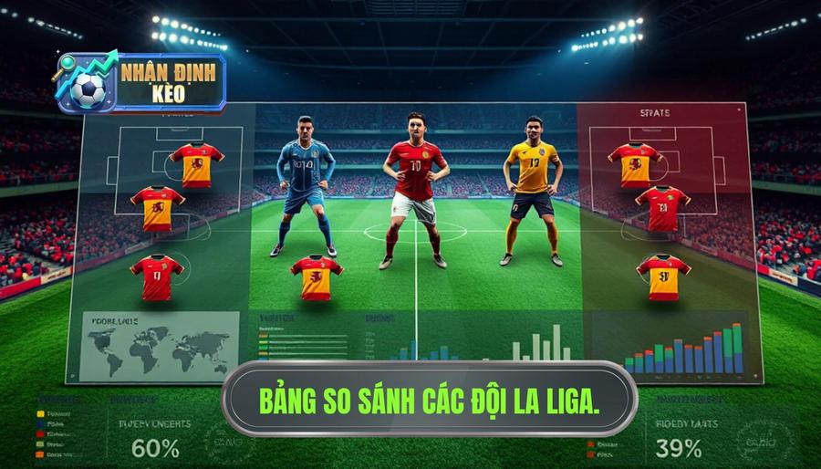 Bảng so sánh đặc điểm các nhóm đội tại La Liga