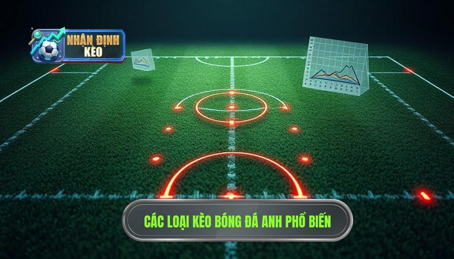 Phân tích chiều sâu: Các loại kèo phổ biến trong nhận định bóng đá Anh