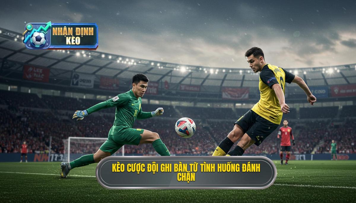 Kèo cược đội ghi bàn từ tình huống đánh chặn