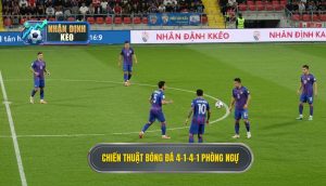 Chiến thuật bóng đá 4-1-4-1 phòng ngự